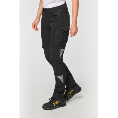 Recycled multi pocket stretch trousers